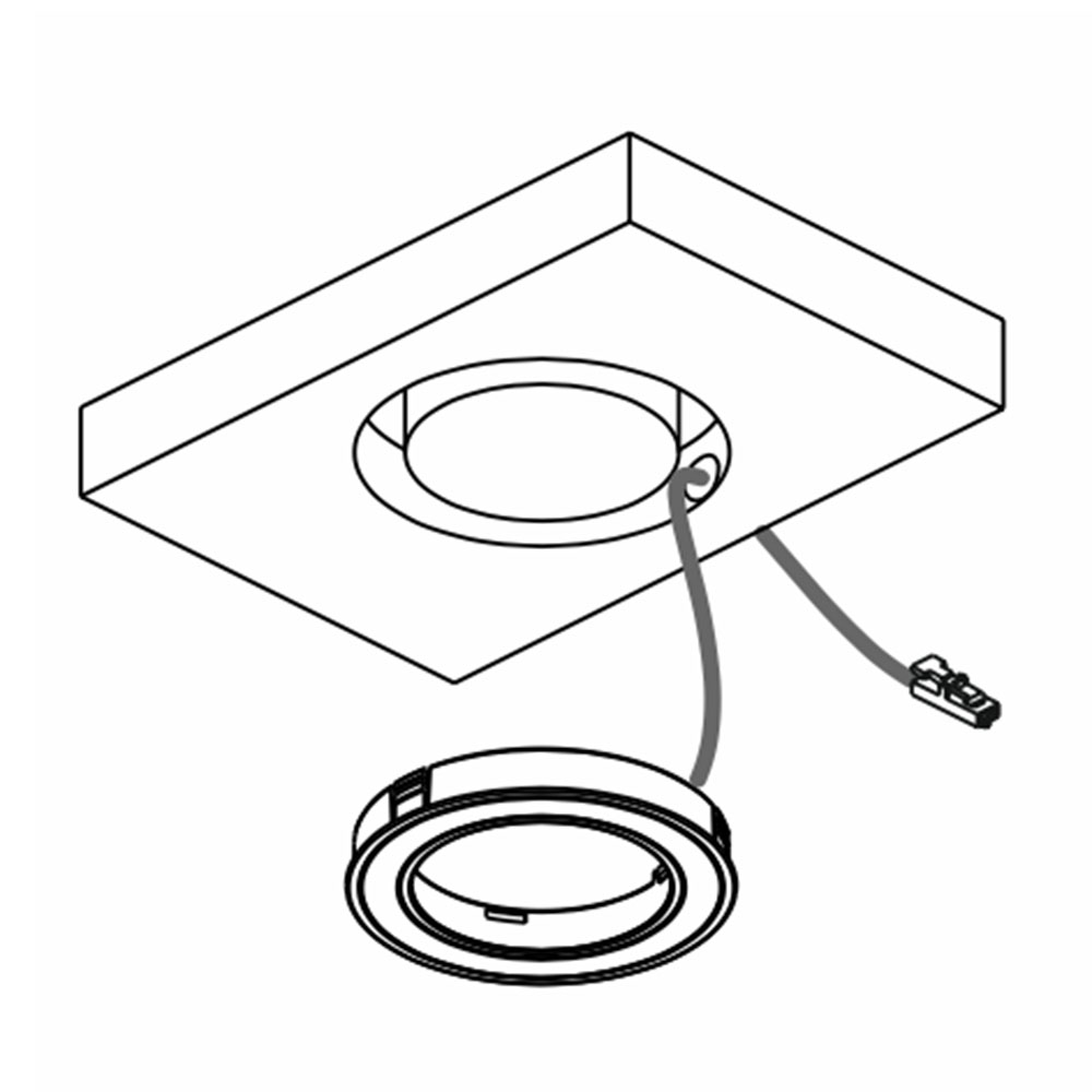 LED-Spot Holl D-M - Rustfritt Look