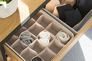 Bestikkskuff Classic i mørk grå