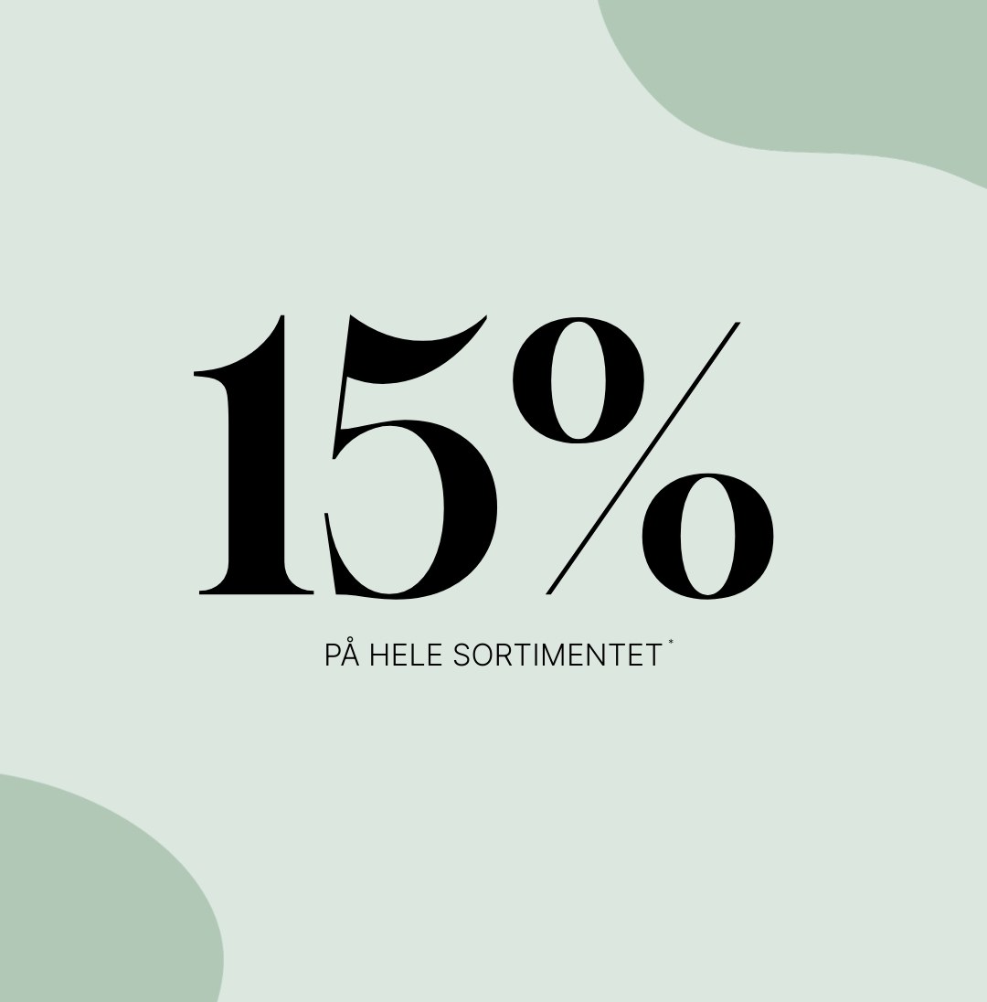 15% på alt