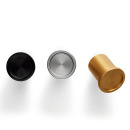 Knagg Round - Børstet Sort