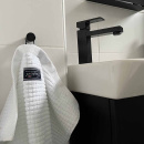 Knagg Round - Børstet Sort