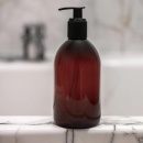 Pumpeflaske - 500ml - Brun