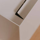 Veggmontert Søppelbøtte Hold - 9L - Hvit