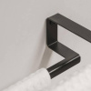 Håndkleholder Hold - Dobbel - Sort