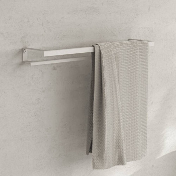 Håndkleholder Hold - Dobbel - Hvit