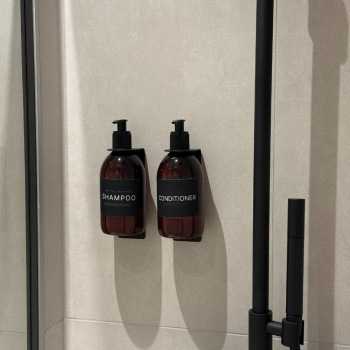 Selvklebende Etikett - Shampoo - Matt Sort
