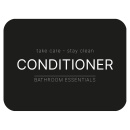 Selvklebende Etikett - Conditioner - Matt Sort