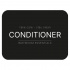 Selvklebende Etikett - Conditioner - Matt Sort