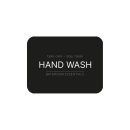 Selvklebende Etikett - Hand Wash - Matt Sort