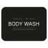 Selvklebende Etikett - Body Wash - Matt Sort