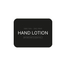Selvklebende Etikett - Hand Lotion - Matt Sort
