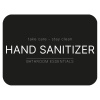 Selvklebende Etikett - Hand Sanitizer - Matt Sort