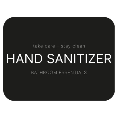 Selvklebende Etikett - Hand Sanitizer - Matt Sort i gruppen Baderomstilbehør / Vis alle baderomstilbehør / Såpedispenser & Såpe hos Beslag Online (10108-BO)