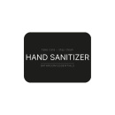 Selvklebende Etikett - Hand Sanitizer - Matt Sort
