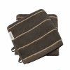 Håndkle Stripe - 50X100cm - Army 2pak