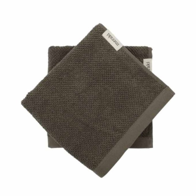 Håndkle Solid - 50X100cm - Army 2pak i gruppen Baderomstilbehør / Vis alle baderomstilbehør / Selvklebende Knagger hos Beslag Online (10120-BO)