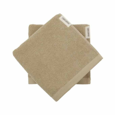 Håndkle Solid - 50X100cm - Safari 2pak i gruppen Baderomstilbehør / Vis alle baderomstilbehør / Selvklebende Knagger hos Beslag Online (10121-BO)