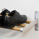 Hattestativ Elegant - Eik/Aluminium