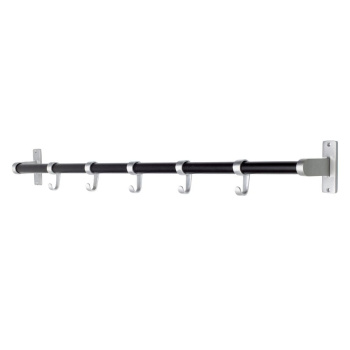 Knaggerekke Elegant - 1000mm - Sort/Aluminium