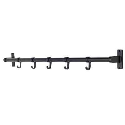 Knaggerekke Elegant - 1000mm - Sort i gruppen Oppbevaring / Vis all oppbevaring / Gangoppbevaring hos Beslag Online (10160-BO)