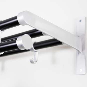 Hattestativ Elegant Plus - 1000mm - Sort/Aluminium