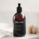 Selvklebende Etikett Premium - Dish Wash - Matt Sort