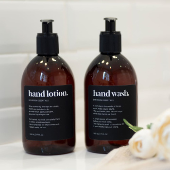 Selvklebende Etikett Premium - Conditioner - Matt Sort