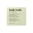 Selvklebende Etikett Premium - Body Wash - Beige