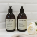 Selvklebende Etikett Premium - Hand Wash - Beige