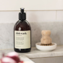 Selvklebende Etikett Premium - Dish Wash - Beige