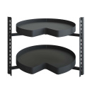 Hjørnekarusell Recorner Maxx Planero ¾ 760 Ø - Lavagrå