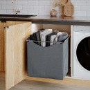 Tekstilkurv Høy - Mørkegrå