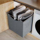 Tekstilkurv Høy - Mørkegrå