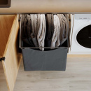 Tekstilkurv Høy - Mørkegrå