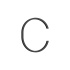 Husbokstav Contemporary - C - Sort Husbokstav Contemporary - C - Sort