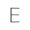Husbokstav Contemporary - E - Sort