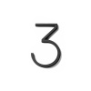Husnummer Contemporary - 3 - Sort