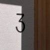 Husnummer Contemporary - 3 - Sort