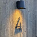 Husnummer Contemporary - 4 - Sort