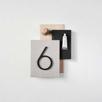 Husnummer Contemporary - 9 - Sort