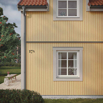 Husbokstav Century - Sort