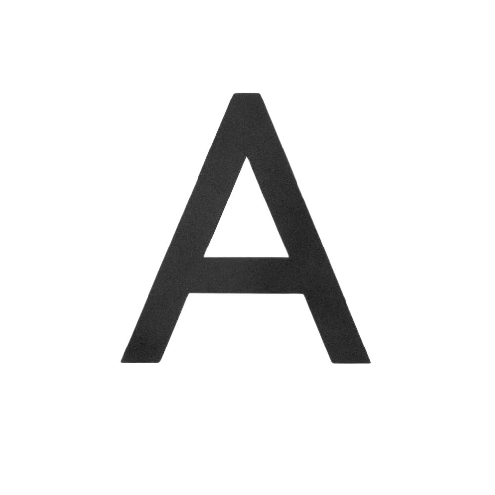 Husbokstav Home - Sort