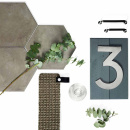 Husnummer Home - Rustfritt Stål