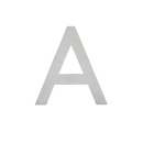 Husbokstav Home - Rustfritt Stål