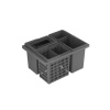 Kildesortering - Cube Basic Eco - Mørkegrå