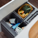 Kildesortering - Cube Basic Eco - Mørkegrå