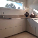 Profilhåndtak Edge Straight - Rustfritt Stål Finish