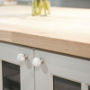 Knott Bead Straight - Carrara Marmor