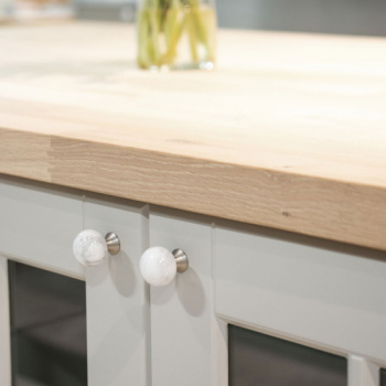 Knott Bead Straight - Carrara Marmor
