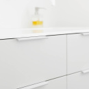 Profilhåndtak Edge Straight - 350mm - Hvitlakkert